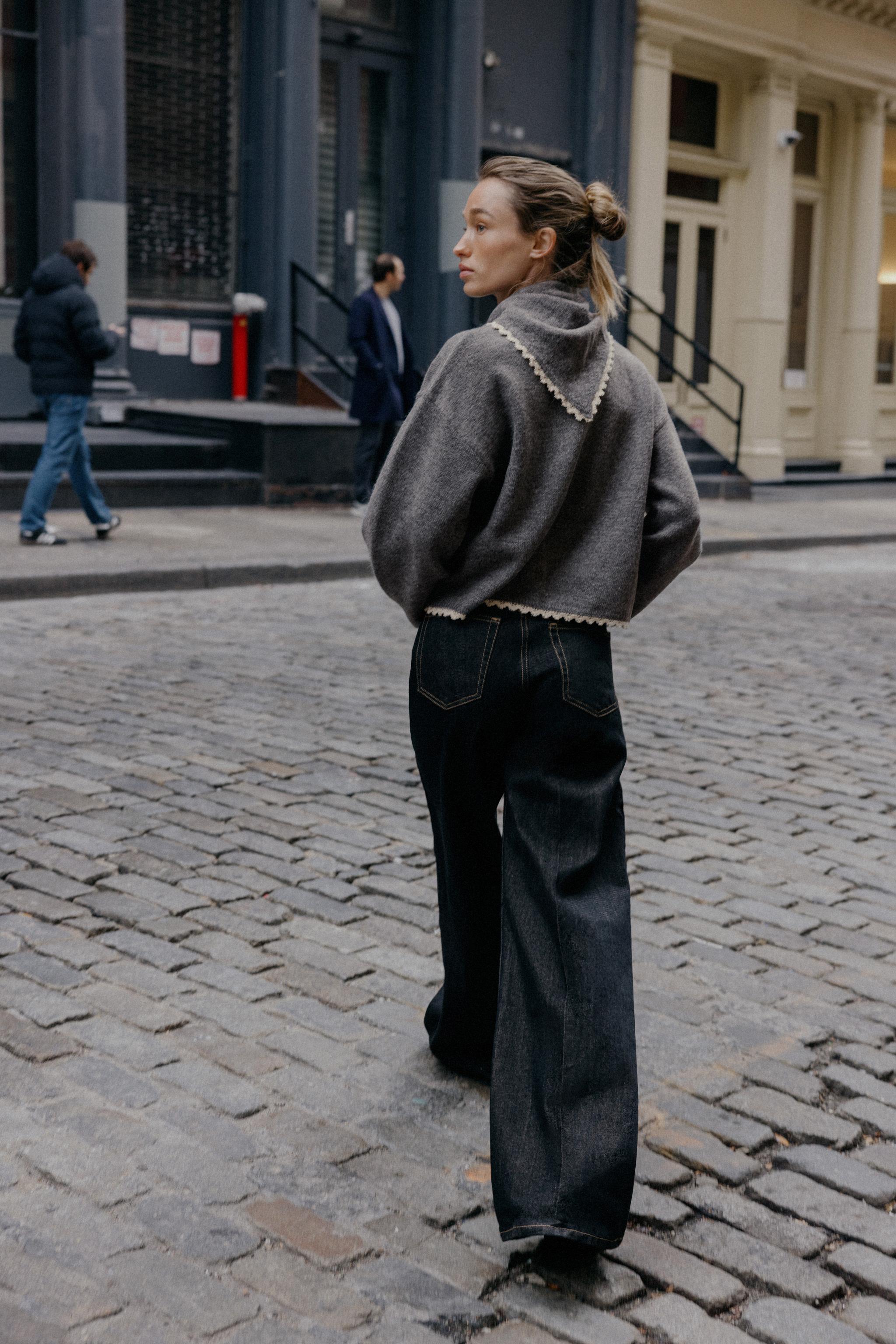 BANDANA LACE CARDIGAN